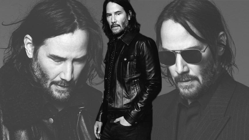 keanu reeves modelo yves saint laurent